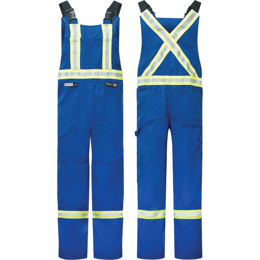 IFR Workwear Westex® DH Antistatic 6.5 oz. Flame Resistant Bib Pants, 2X-Large, Royal Blue