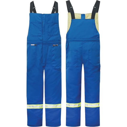 IFR Workwear Westex® DH Antistatic 6.5 oz. Flame Resistant Insulated Bib Pants, X-Large, Royal Blue