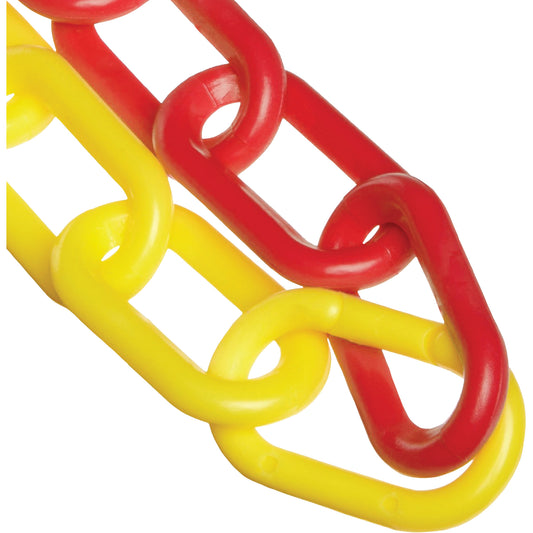 Mr. Chain Plastic Safety Chain, Red/Yellow