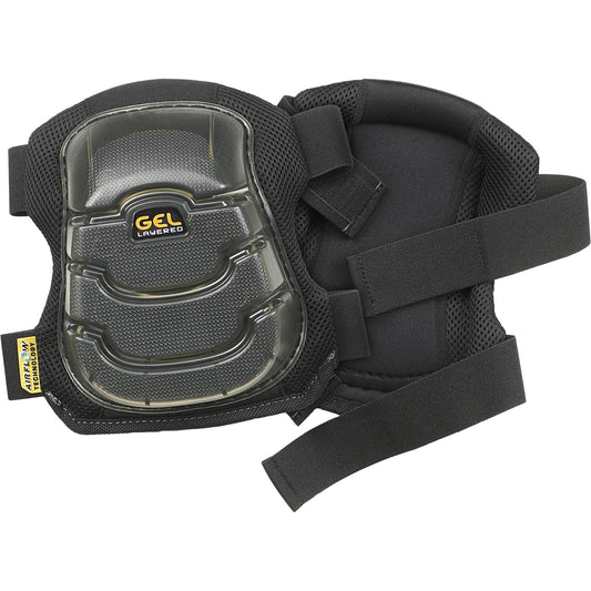 Kuny's ToolWorks™ AirFlow™ Kneepads, Hook and Loop Style, Plastic Caps, Foam/Gel Pads