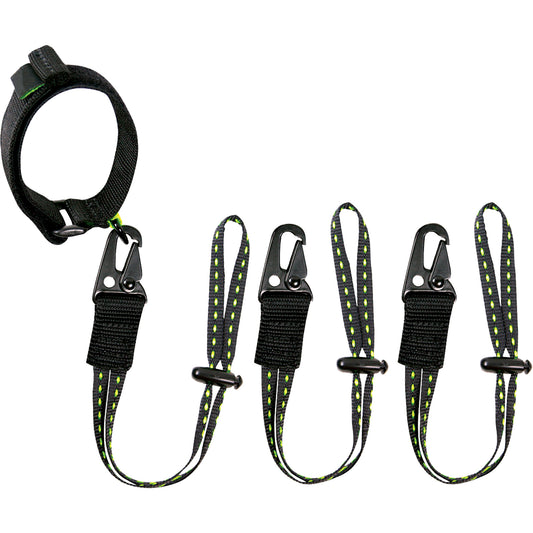 Kuny's GearLink™ Wrist Lanyard with Interchangeable Ends, Fixed Length, Hook & Loop/Loop