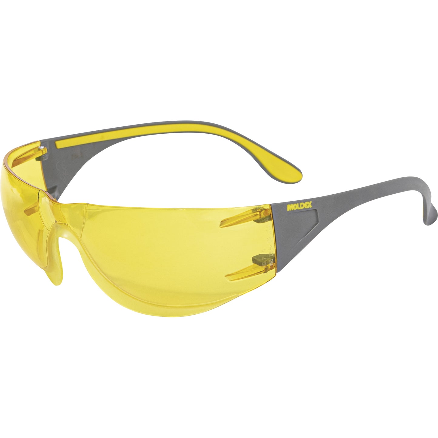 Moldex Adapt Safety Glasses, Amber Lens, Anti-Fog/Anti-Scratch, ANSI Z87+/Meets/Exceeds CSA Z94.3