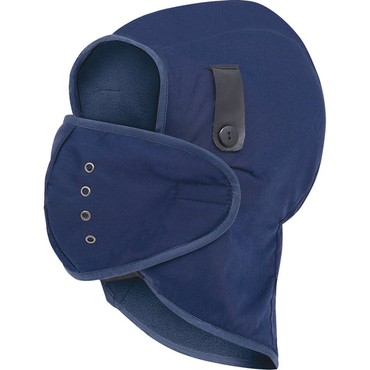 Pioneer 566N Hardhat Liner, Fleece Lining, One Size, Navy Blue