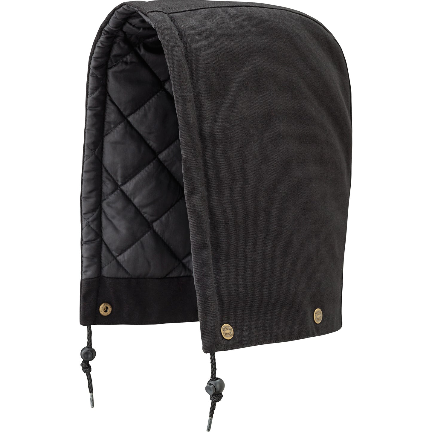 Pioneer 538BK Hood for Quilted Safety Parka, Bomber or Coverall, Black, Cotton