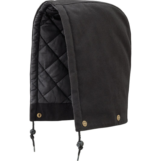 Pioneer 538BK Hood for Quilted Safety Parka, Bomber or Coverall, Black, Cotton