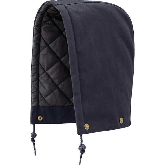 Pioneer 538 Hood for Quilted Safety Parka, Bomber or Coverall, Navy Blue, Cotton