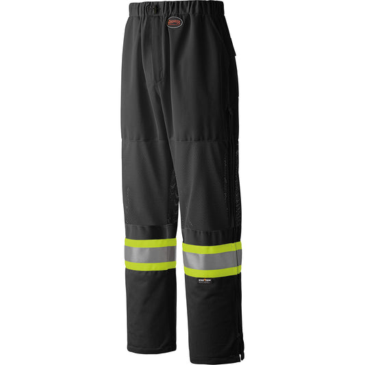 Pioneer 6003BKP Traffic Safety Pants, Polyester, 4X-Large, Black