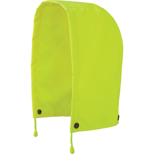Pioneer 5401H Hood for 300D High-Visibility Trilobal Ripstop Waterproof Safety Jacket, High Visibility Lime-Yellow, Polyester