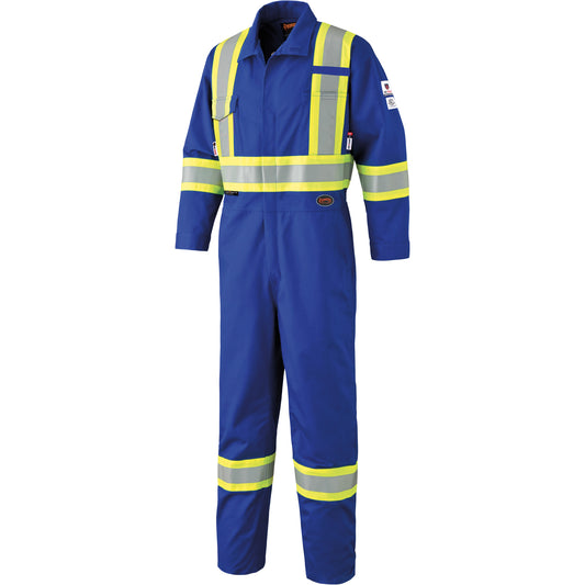 Pioneer 7704T FR-Tech® Arc-Rated Coverall, Size 42 (Tall), Royal Blue, 10 cal/cm²