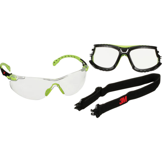 3M Solus™ 1000 Series Safety Glasses, Clear Lens, Anti-Fog/Anti-Scratch, ANSI Z87+/Meets/Exceeds CSA Z94.3