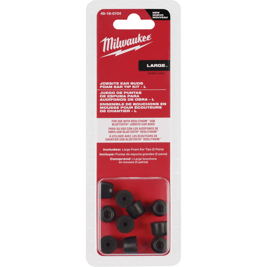 Milwaukee Large Jobsite Ear Buds Ear Tip Kits