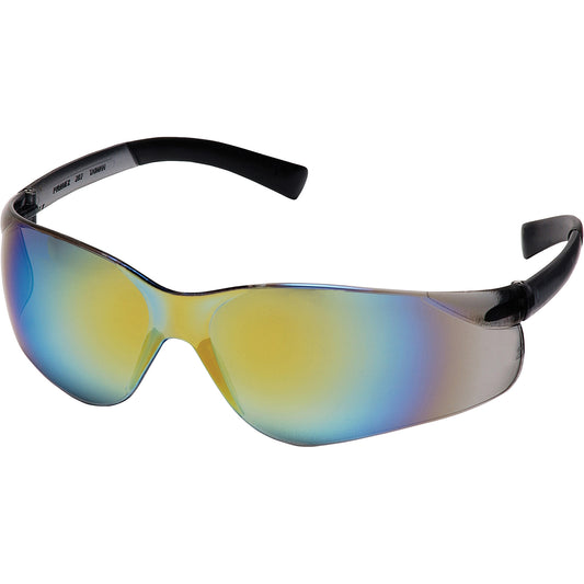 Pyramex Ztek® Safety Glasses, Mirror/Gold Lens, ANSI Z87+/Meets/Exceeds CSA Z94.3