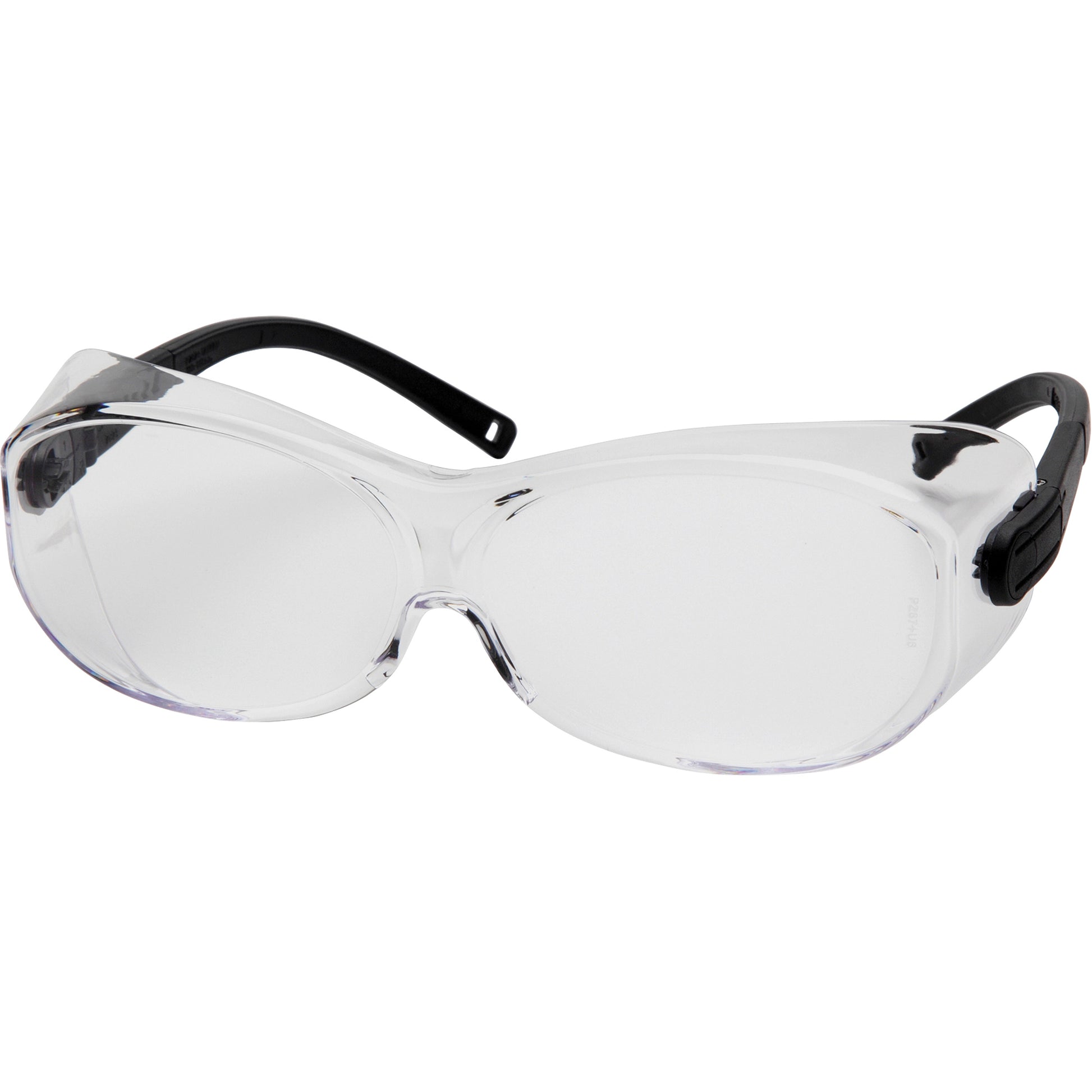 Pyramex OTS® XL Safety Glasses, Clear Lens, Anti-Scratch, ANSI Z87+/Meets/Exceeds CSA Z94.3