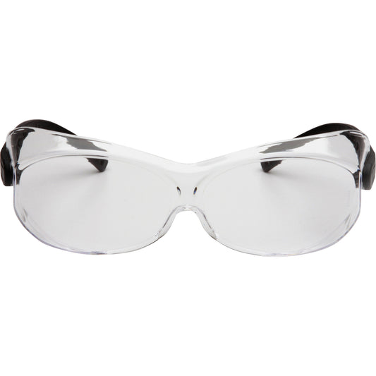 Pyramex OTS® XL Safety Glasses, Clear Lens, Anti-Fog/Anti-Scratch, ANSI Z87+/Meets/Exceeds CSA Z94.3