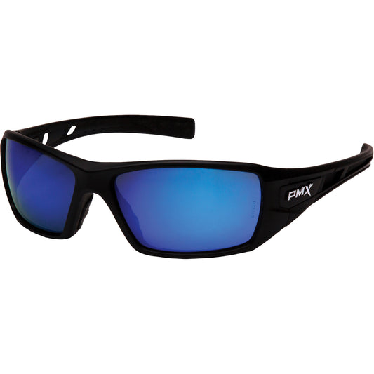 Pyramex Velar™ Safety Glasses, Blue Mirror Lens, ANSI Z87+/Meets/Exceeds CSA Z94.3