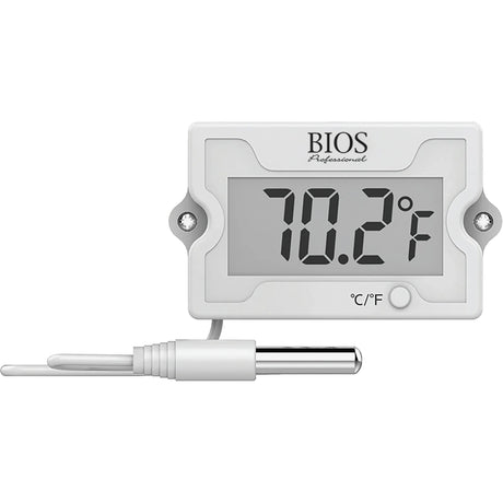 Panel Mount Thermometer, Contact, Digital, -58-230°F (-50-110°C)