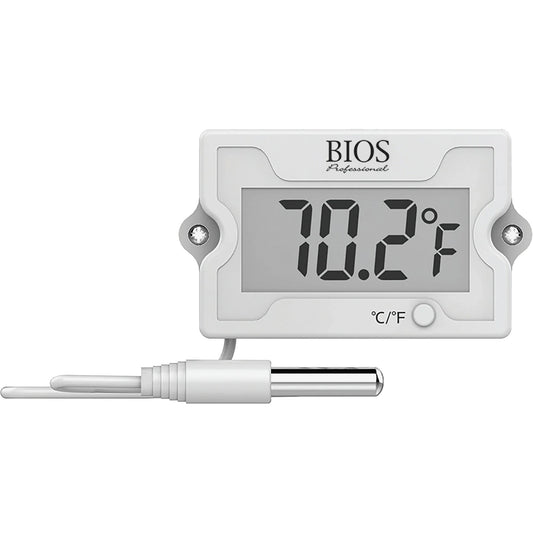 Panel Mount Thermometer, Contact, Digital, -58-230°F (-50-110°C)