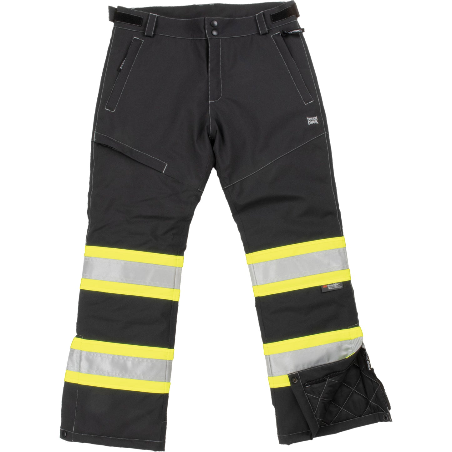Tough Duck Women’s Insulated Flex Safety Pant, Polyester, 2X-Large, Black