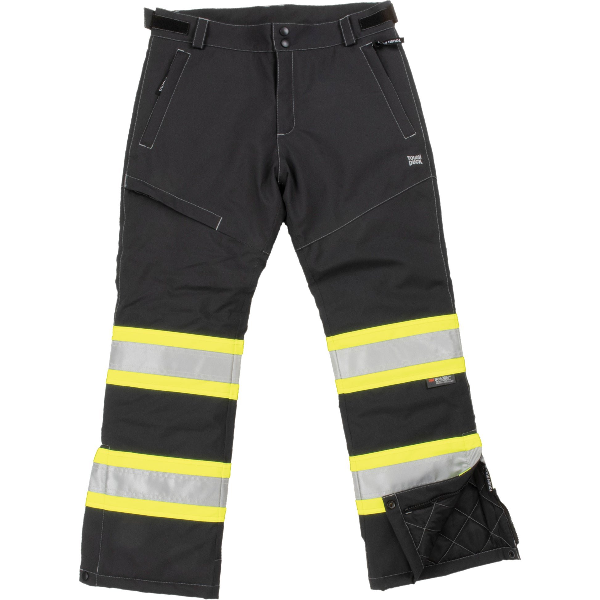 Tough Duck Women’s Insulated Flex Safety Pant, Polyester, 2X-Large, Black