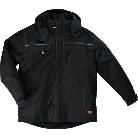 Tough Duck Waterproof Oxford 3-in-1 Parka, Men's, 3X-Large (Tall), Black