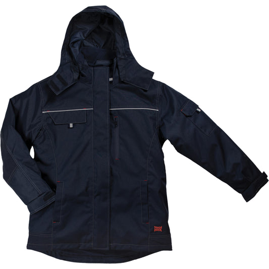 Tough Duck Waterproof Oxford 3-in-1 Parka, Women's, Medium, Navy Blue