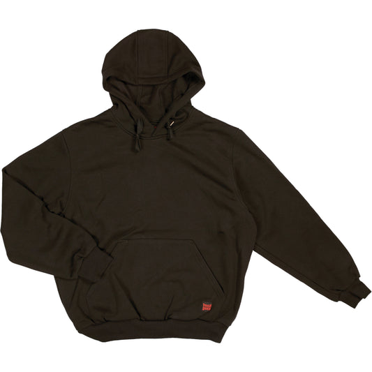 Tough Duck Water Repellent Fleece Pullover Hoodie, Men's, 5X-Large, Black