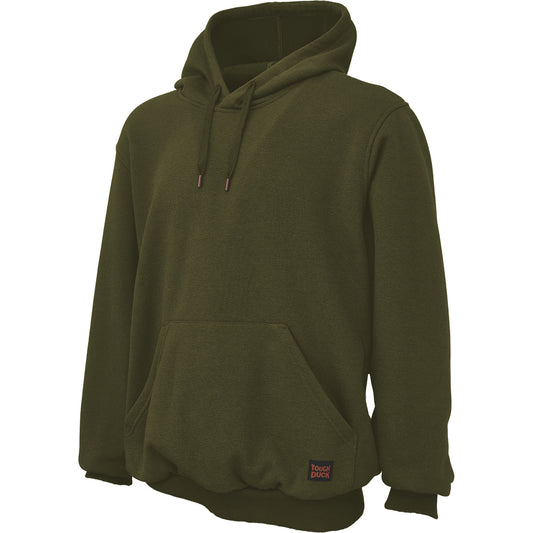 Tough Duck Water Repellent Fleece Pullover Hoodie, Men's, 5X-Large, Green