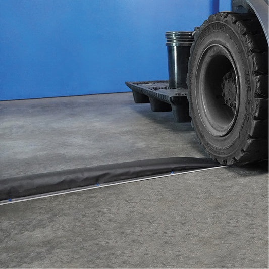 Enpac Modular Drive-Over Diverter Berm Kit, W x 12' L x 2" H, Foam Wall