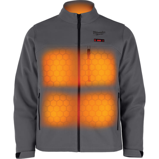 Milwaukee M12™ Heated Toughshell™ Jacket (Jacket Only), Men's, Large, Grey