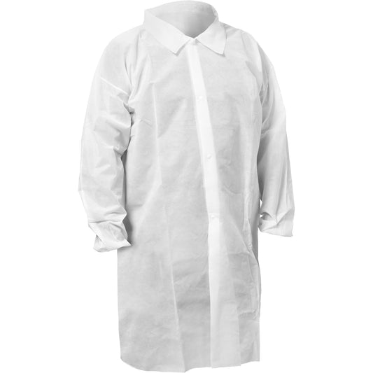 Ansell KleenGuard™ KGA10 Lab Coat, Medium, White
