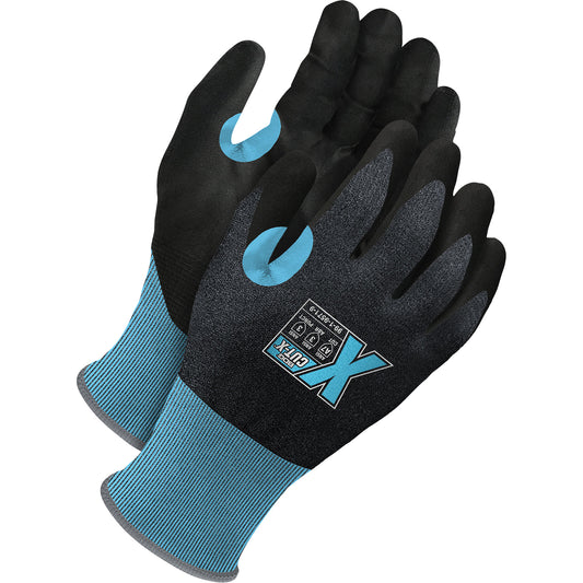 Bob Dale Gloves Cut-X Cut-Resistant Touchscreen Gloves, Size 7, 21 Gauge, Polyurethane Coated, Polyester/Stainless Steel/HPPE Shell, ASTM ANSI Level A7
