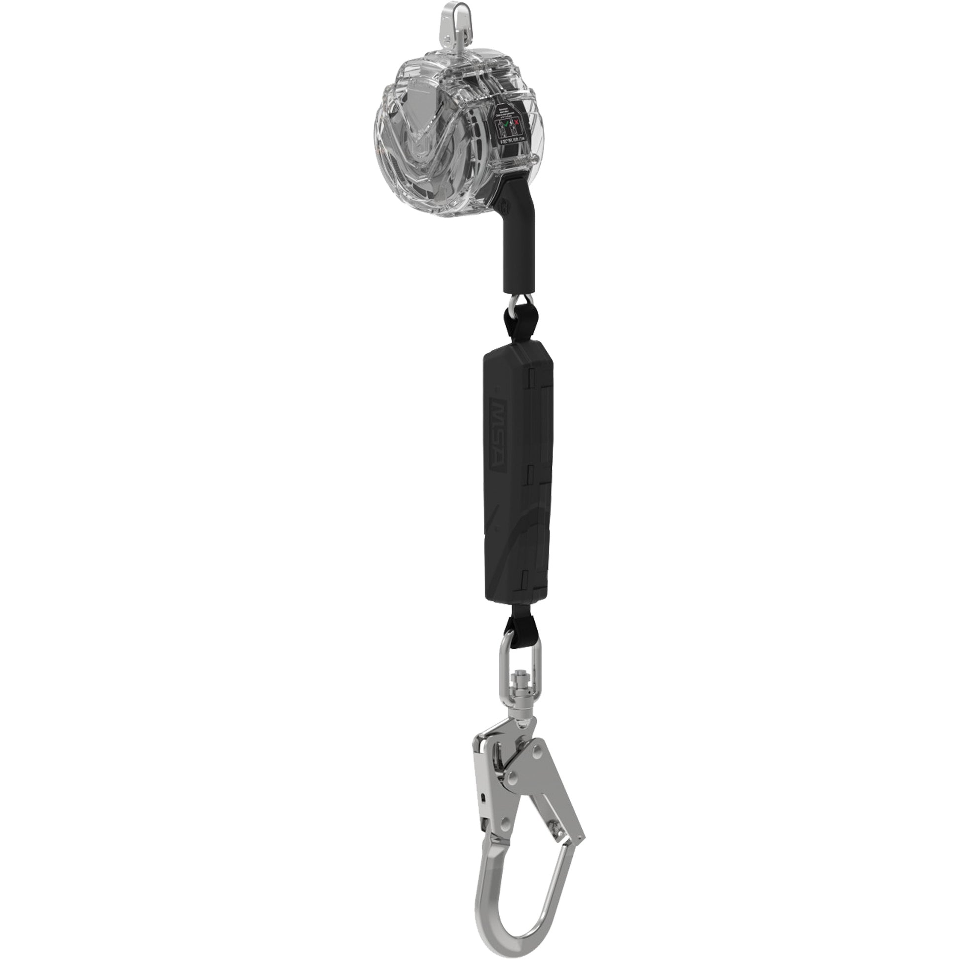 MSA V-TEC™ 36CLS Personal Fall Limiter-Cable, 10', Galvanized Steel, Swivel