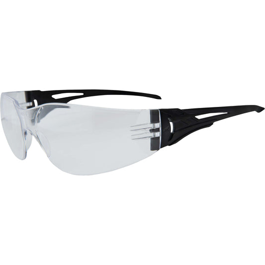Edge Safety Eyewear Viso Safety Glasses, Clear Lens, Polarized, ANSI Z87+/Meets/Exceeds CSA Z94.3