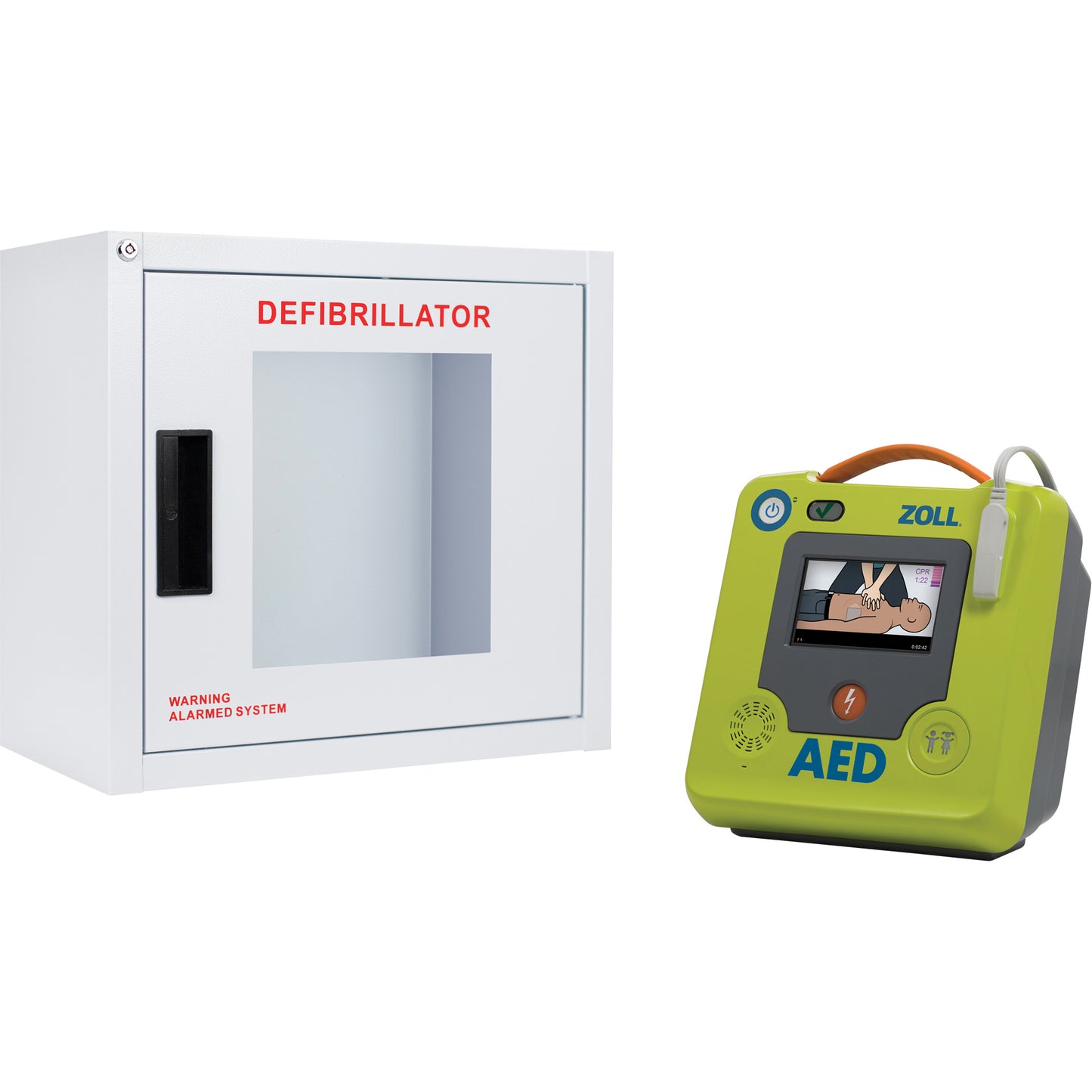 Zoll AED 3™ AED & Wall Cabinet Kit, Semi-Automatic, English, Class 4
