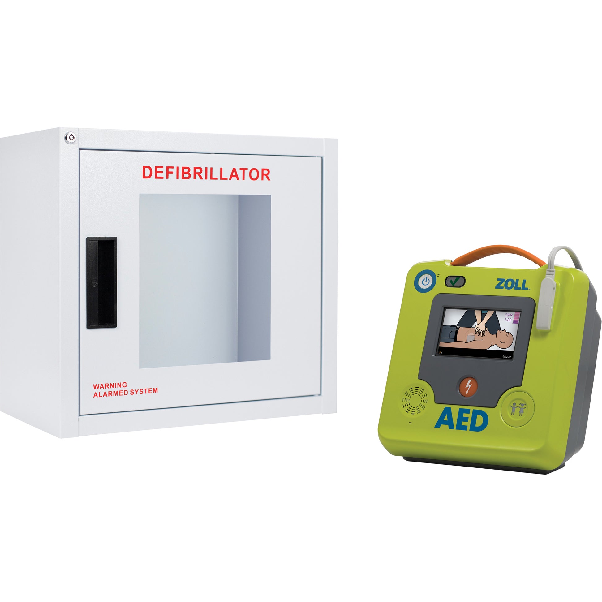 Zoll AED 3™ AED & Wall Cabinet Kit, Semi-Automatic, English, Class 4