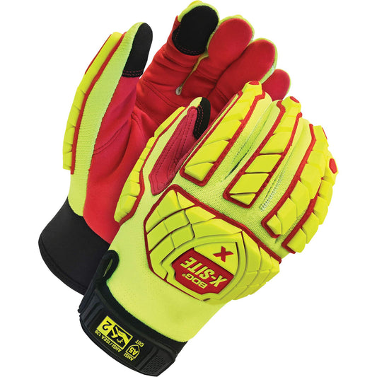 Bob Dale Gloves Microfiber Impact-Resistant Performance Gloves, Size X-Small, Spandex Shell, ASTM ANSI Level A5