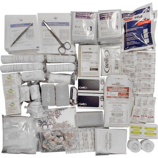 Dentec Shield™ Intermediate First Aid Kit Refill, Meets CSA Z1220-17 Type 3 High-Risk Environment, Medium (26-50 Workers)