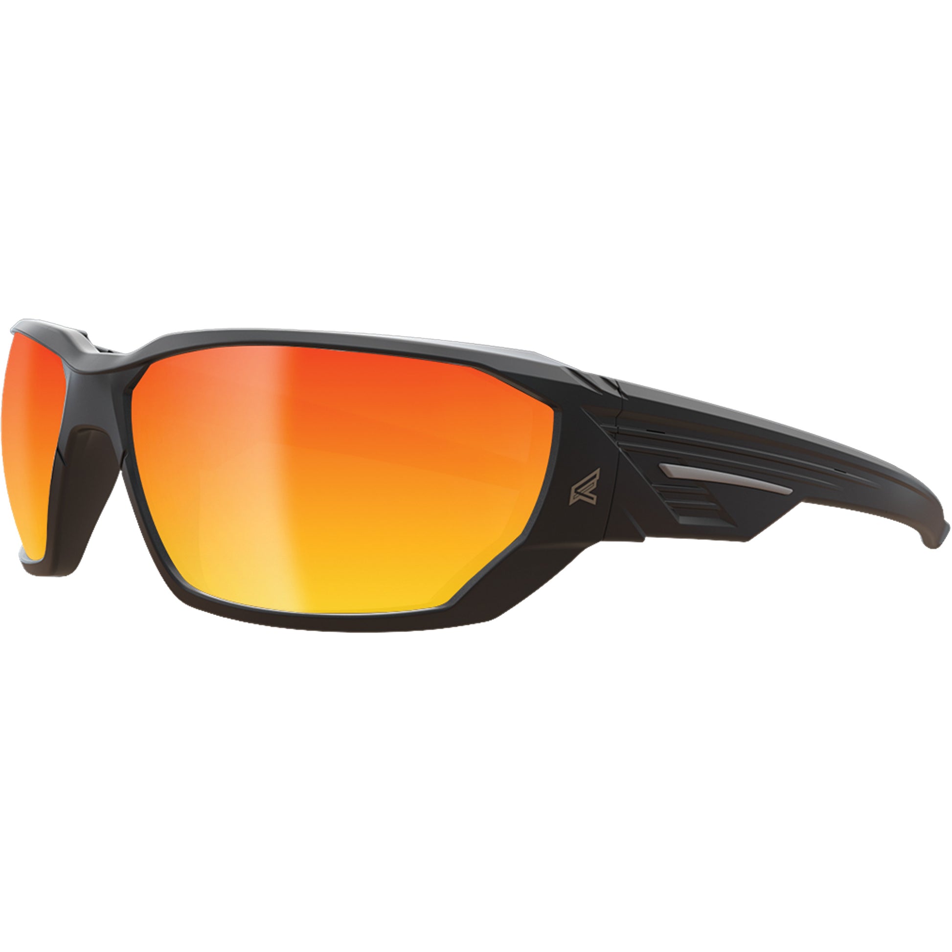 Edge Safety Eyewear Dawson Safety Glasses, Red/Mirror Lens, Anti-Scratch, ANSI Z87+/MCEPS GL-PD 10-12/Meets/Exceeds CSA Z94.3