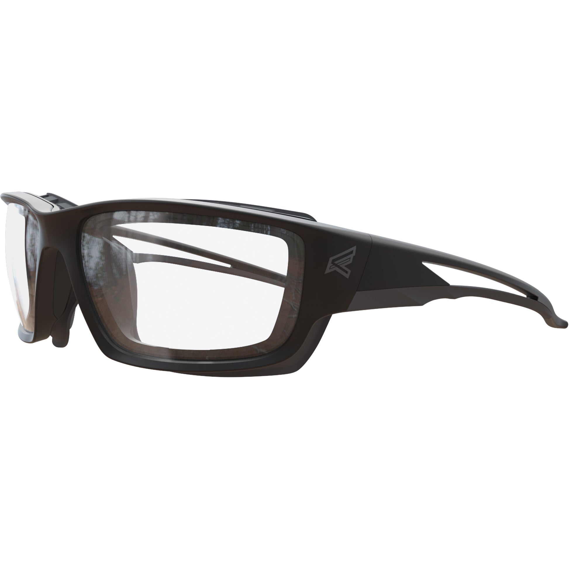Edge Safety Eyewear Kazbek Safety Glasses with Gasket, Clear Lens, Anti-Scratch/Vapour Barrier, ANSI Z87+/MCEPS GL-PD 10-12/Meets/Exceeds CSA Z94.3