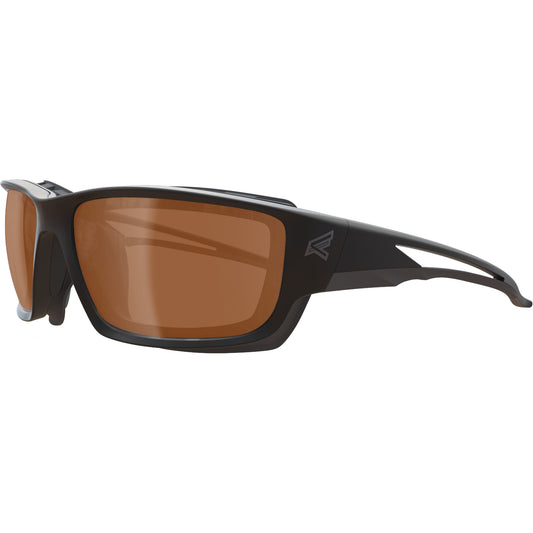 Edge Safety Eyewear Kazbek Safety Glasses with Gasket, Copper Lens, Anti-Scratch/Polarized, ANSI Z87+/MCEPS GL-PD 10-12/Meets/Exceeds CSA Z94.3