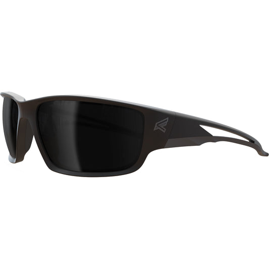 Edge Safety Eyewear Kazbek Safety Glasses, Smoke Lens, Anti-Scratch/Vapour Barrier, ANSI Z87+/MCEPS GL-PD 10-12/Meets/Exceeds CSA Z94.3