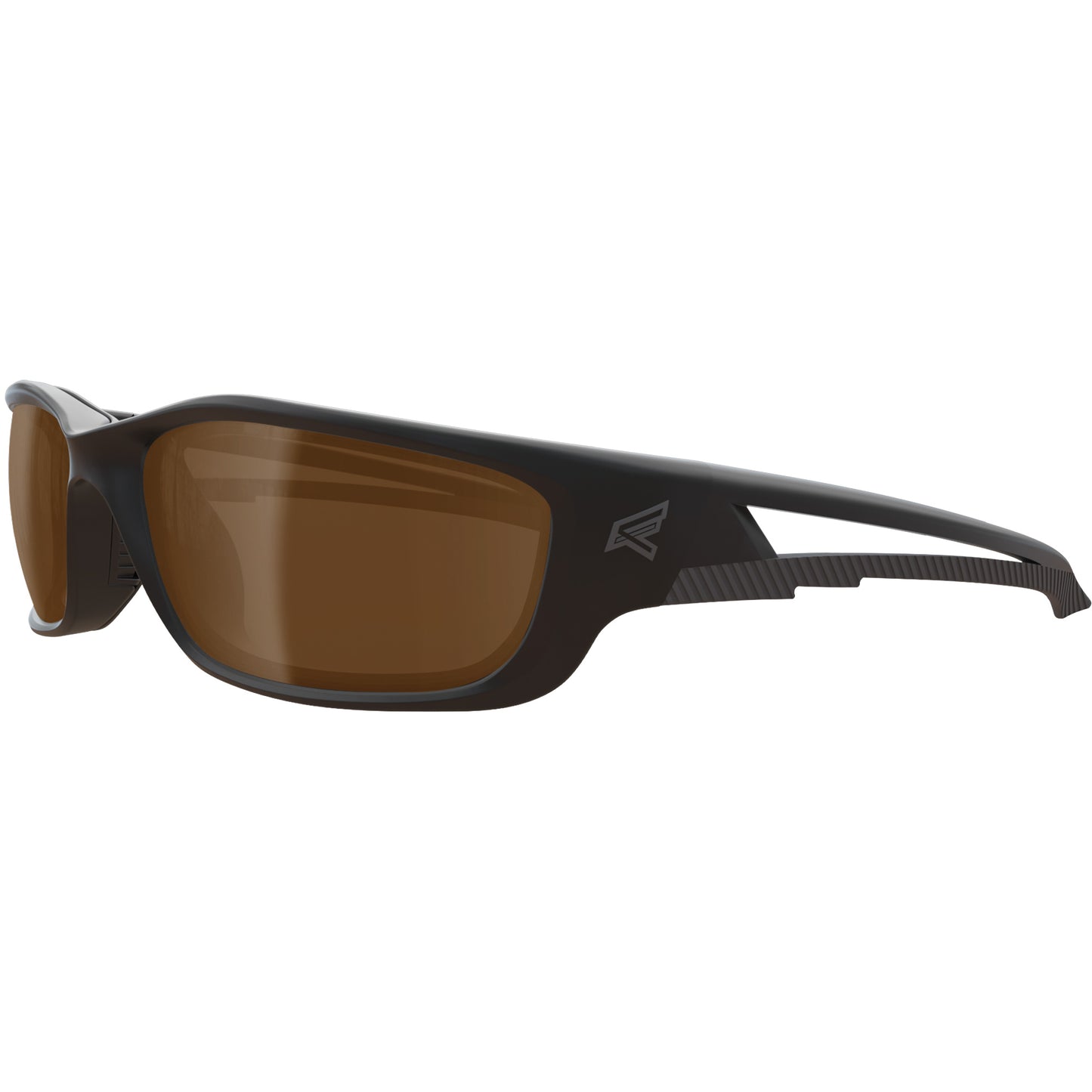 Edge Safety Eyewear Kazbek XL Safety Glasses, Copper Lens, Anti-Scratch/Polarized, ANSI Z87+/MCEPS GL-PD 10-12/Meets/Exceeds CSA Z94.3