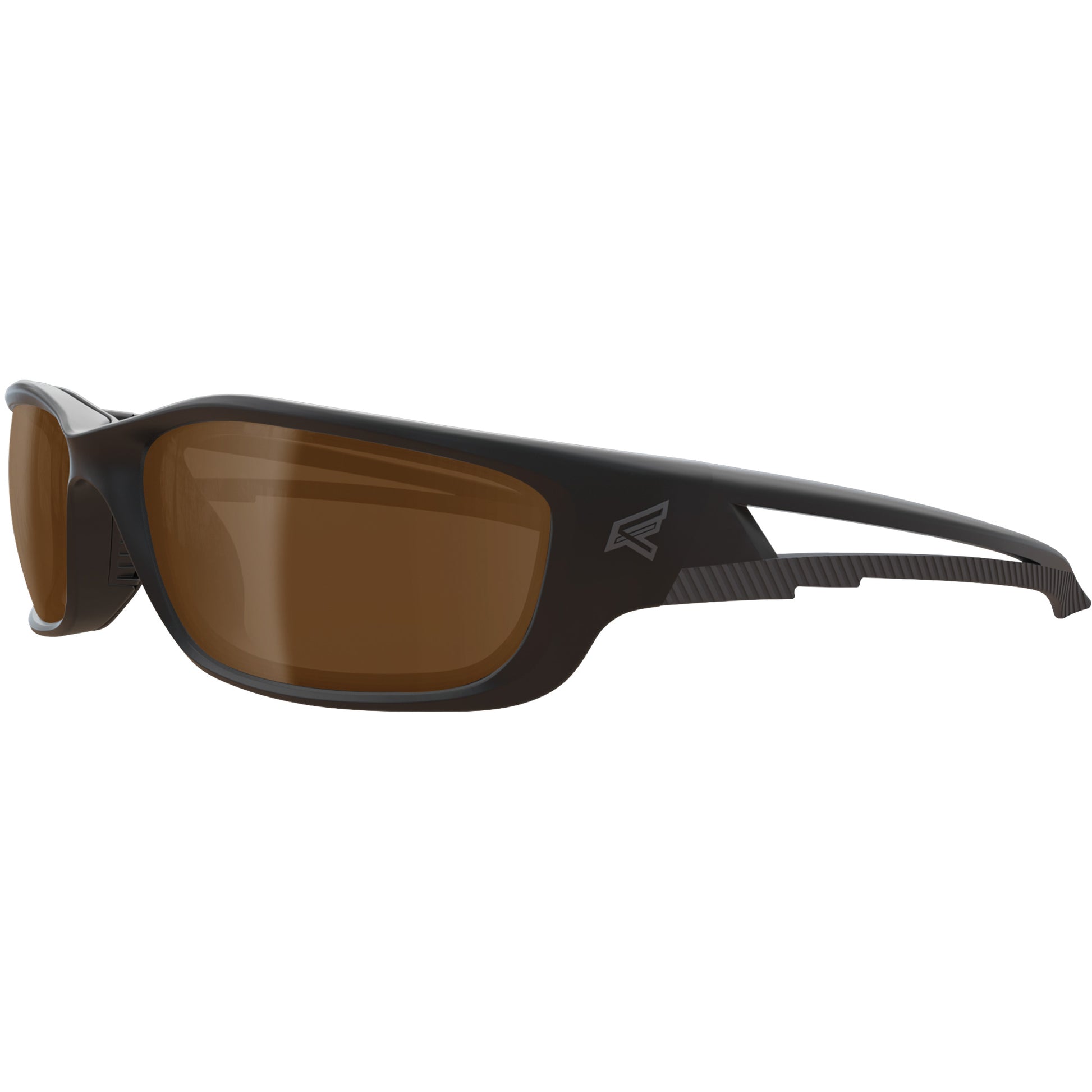 Edge Safety Eyewear Kazbek XL Safety Glasses, Copper Lens, Anti-Scratch/Polarized, ANSI Z87+/MCEPS GL-PD 10-12/Meets/Exceeds CSA Z94.3