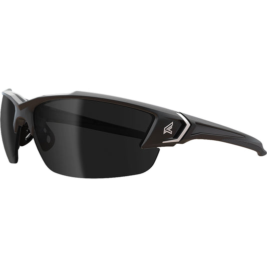 Edge Safety Eyewear Khor G2 Safety Glasses, Smoke Lens, Anti-Scratch/Vapour Barrier, ANSI Z87+/MCEPS GL-PD 10-12/Meets/Exceeds CSA Z94.3
