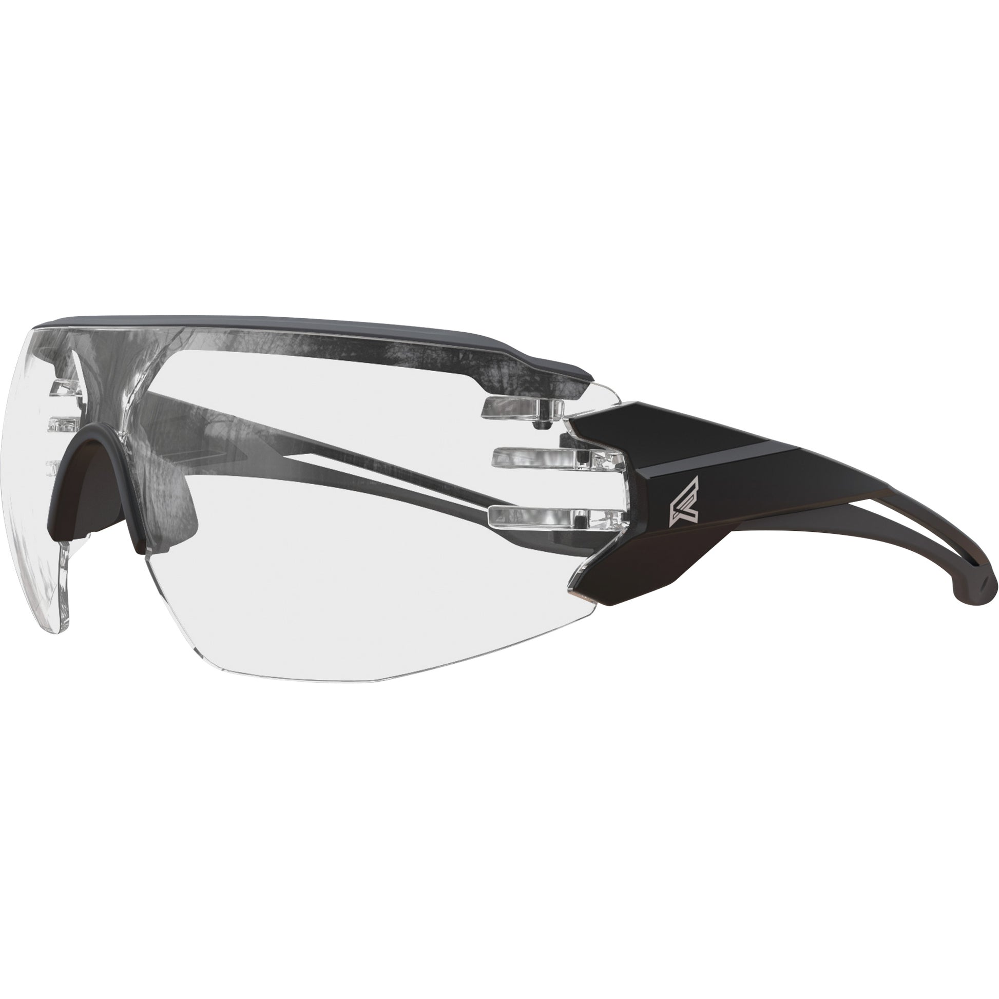 Edge Safety Eyewear Taven Safety Glasses, Clear Lens, Anti-Scratch/Vapour Barrier, ANSI Z87+/MCEPS GL-PD 10-12/Meets/Exceeds CSA Z94.3
