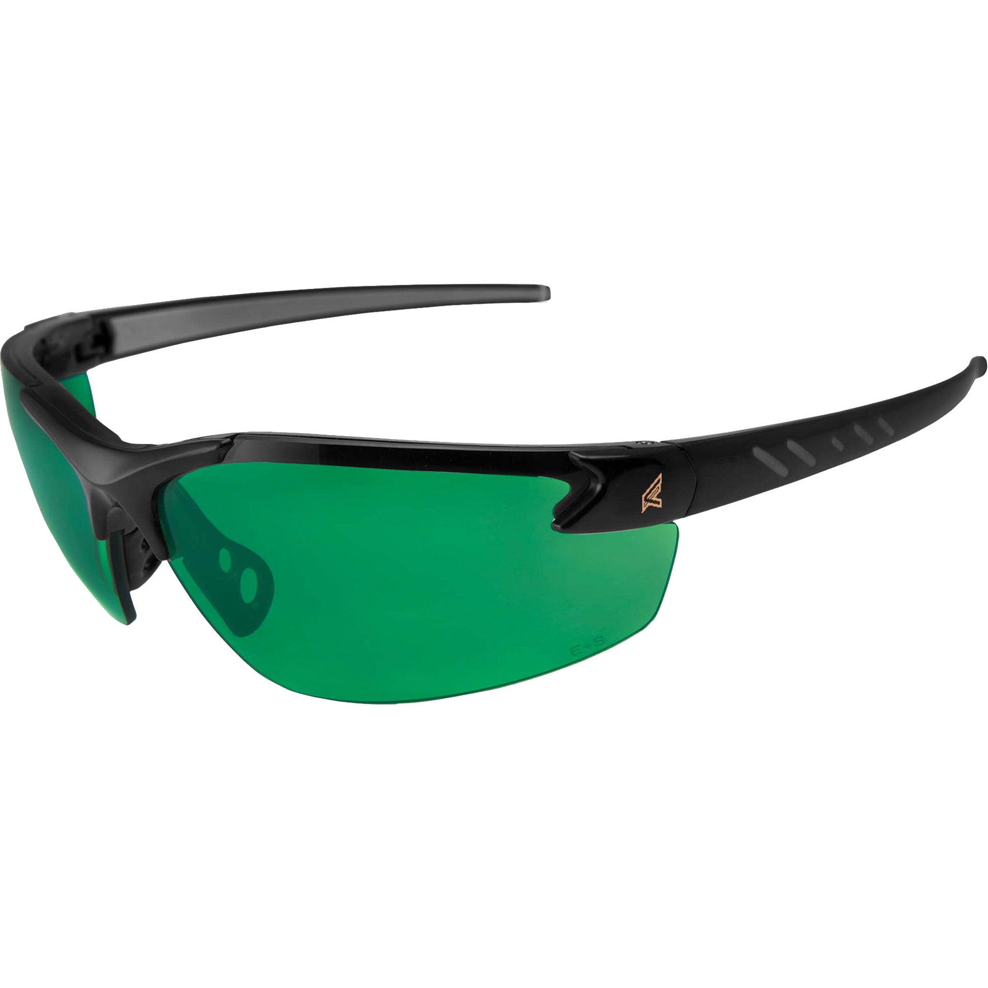 Edge Safety Eyewear Zorge G2 Safety Glasses, Green Lens, Anti-Scratch, ANSI Z87+/MCEPS GL-PD 10-12/Meets/Exceeds CSA Z94.3