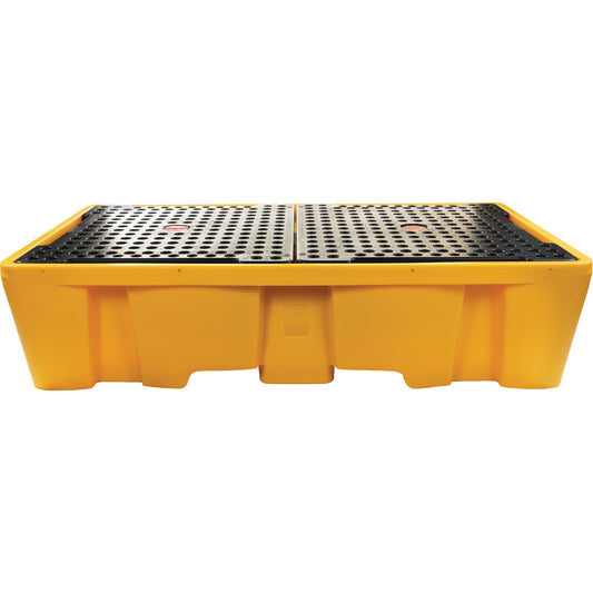 Zenith Safety Products Double IBC Spill Pallet, 317 US gal. Spill Capacity, 89" x 57" x 23"