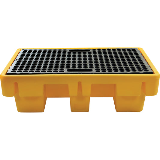Zenith Safety Products 2-Drum Spill Pallet, 61 US gal. Spill Capacity, 51.5" x 36" x 15"