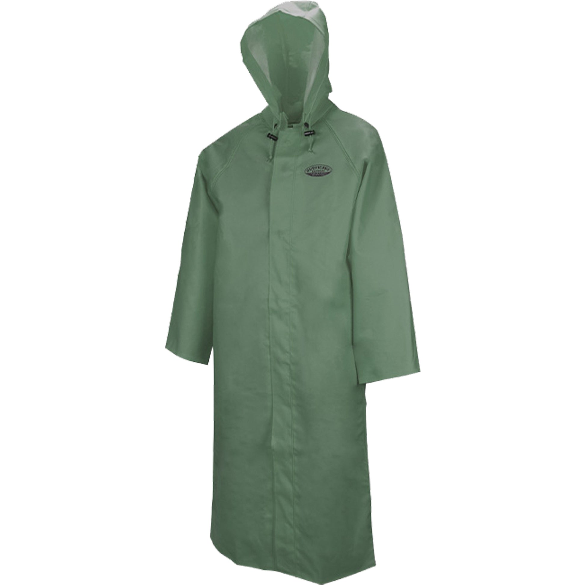  851 Hurricane Long Coat with Detachable Hood, Small, Green