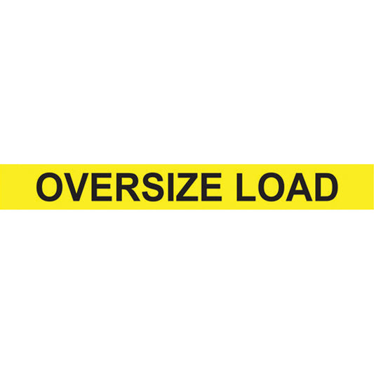  Oversize Load Heavy Haul Sign, Decal/Vinyl, 96" W x 12" H